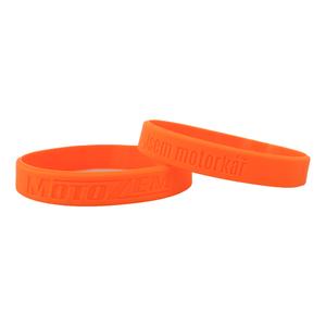 Bracelet MotoZem CZ Je suis un motard orange