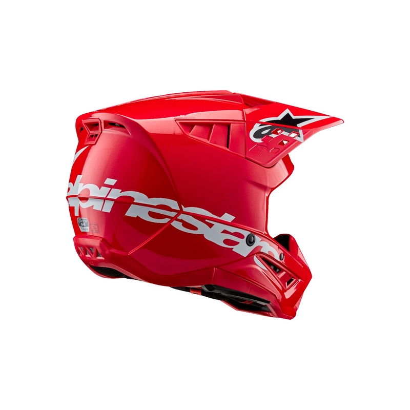 Casque de motocross Alpinestars S-M5 Corp rouge