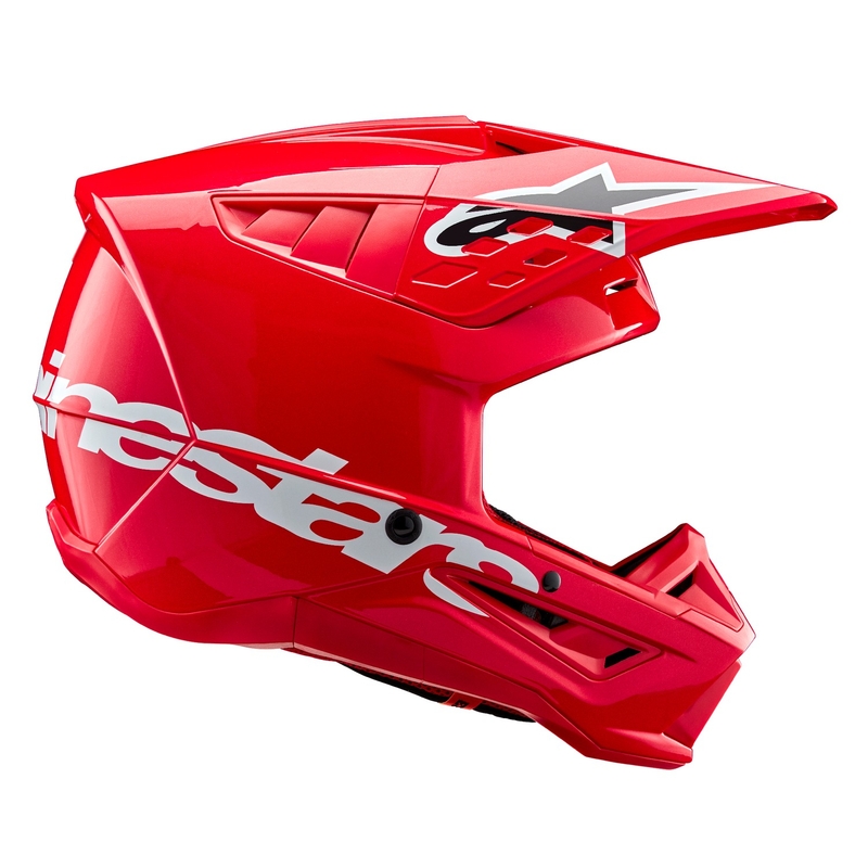 Casque de motocross Alpinestars S-M5 Corp rouge