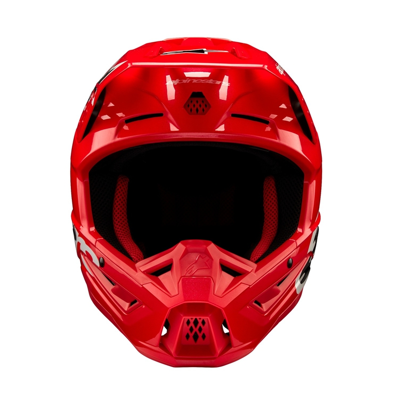 Casque de motocross Alpinestars S-M5 Corp rouge