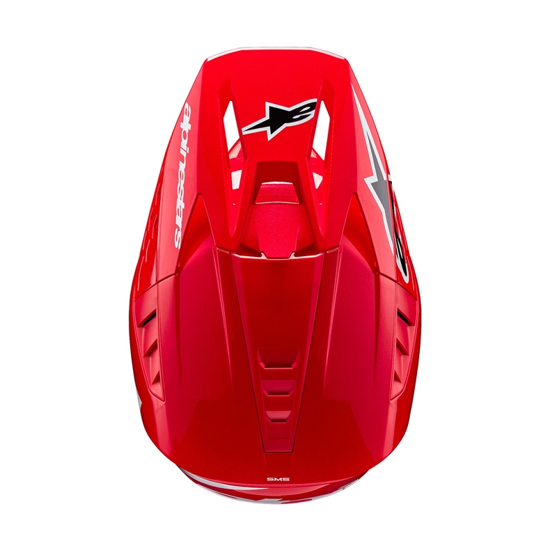 Casque de motocross Alpinestars S-M5 Corp rouge