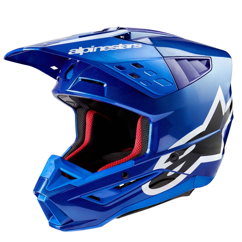 Casque de motocross Alpinestars S-M5 Corp bleu