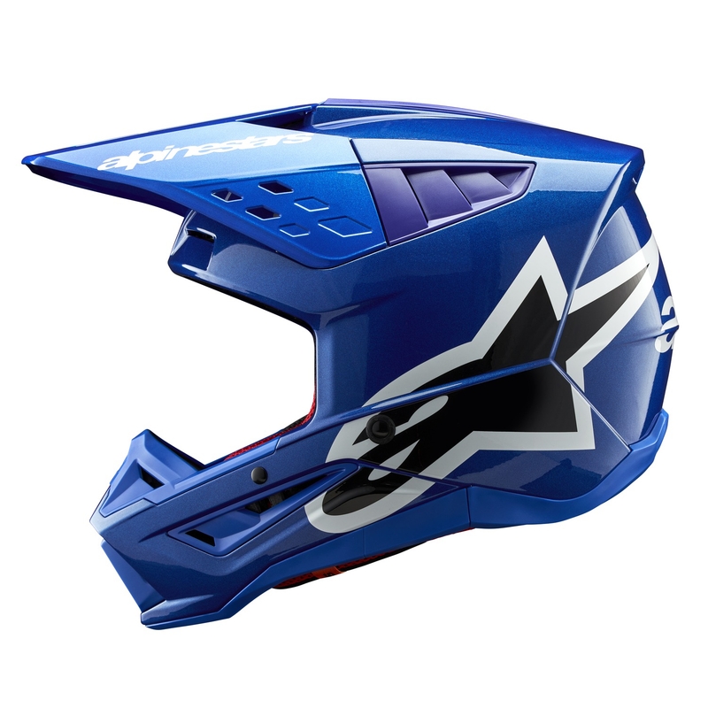 Casque de motocross Alpinestars S-M5 Corp bleu