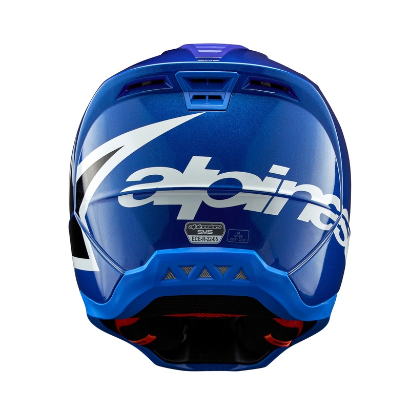Casque de motocross Alpinestars S-M5 Corp bleu