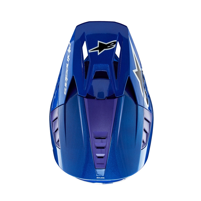 Casque de motocross Alpinestars S-M5 Corp bleu