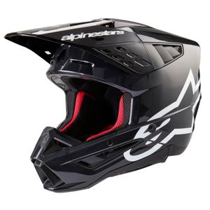 Casque de motocross Alpinestars S-M5 Corp gris foncé