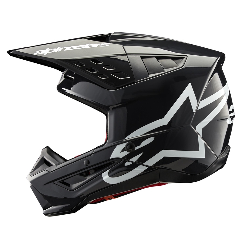 Casque de motocross Alpinestars S-M5 Corp gris foncé