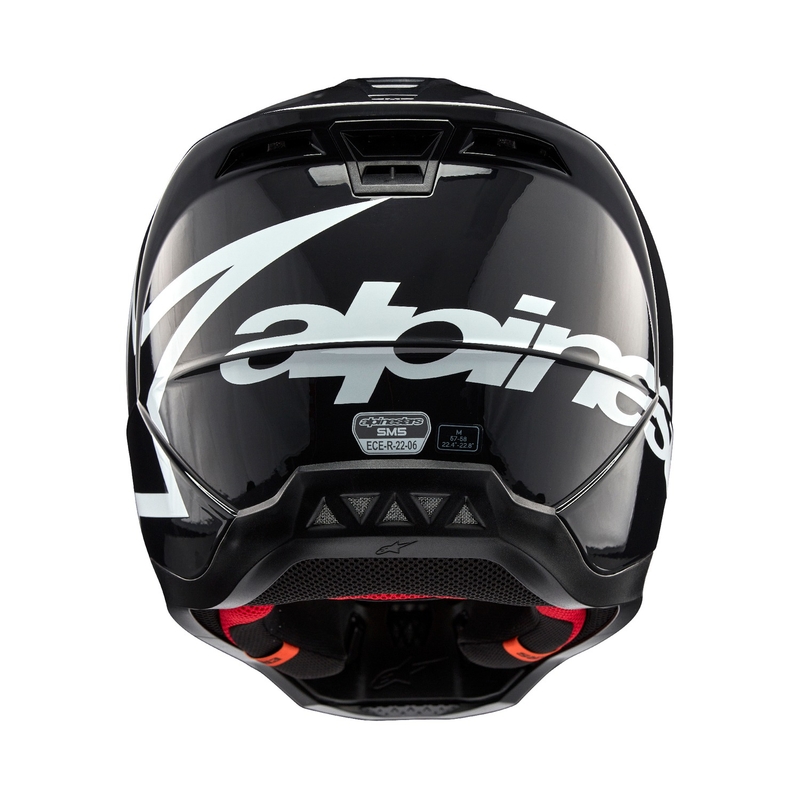 Casque de motocross Alpinestars S-M5 Corp gris foncé