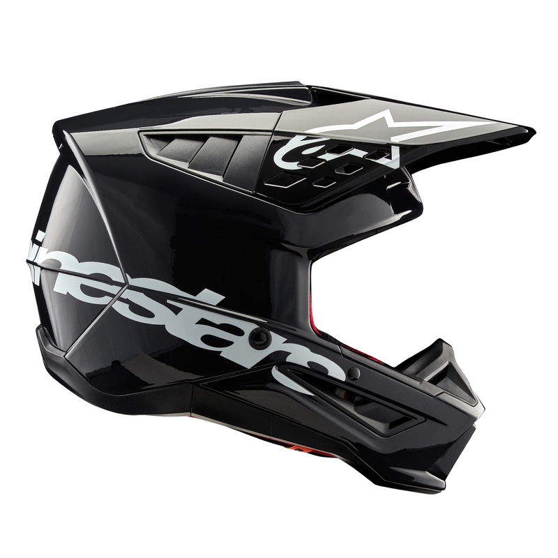 Casque de motocross Alpinestars S-M5 Corp gris foncé
