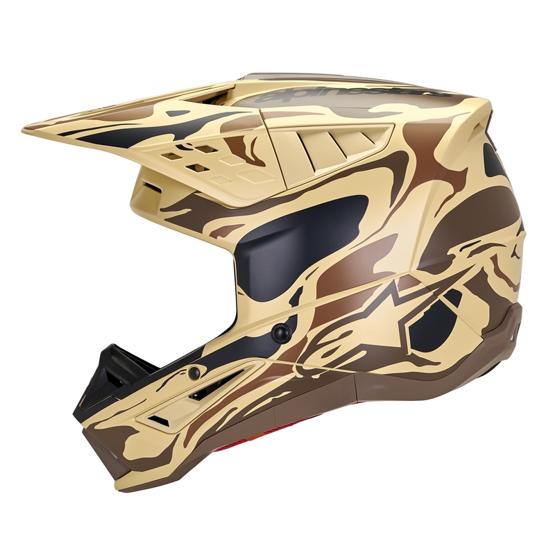 Alpinestars S-M5 Mineral motocross helmet matte dark brown camo