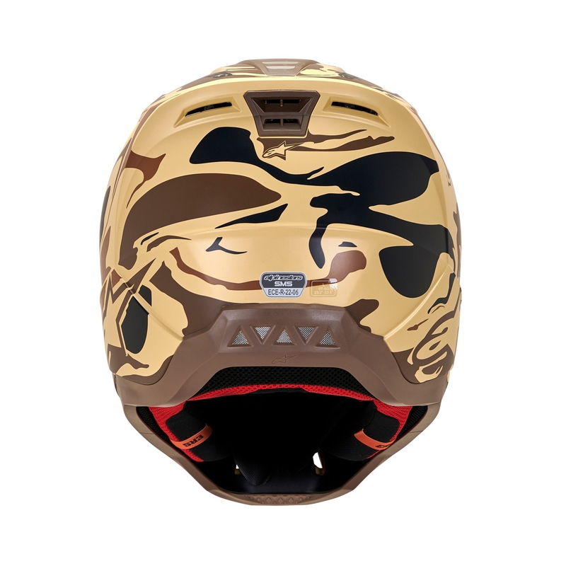 Alpinestars S-M5 Mineral motocross helmet matte dark brown camo