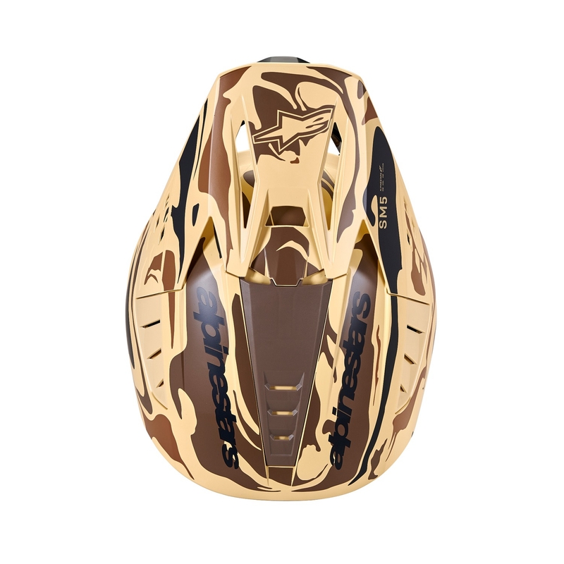 Alpinestars S-M5 Mineral motocross helmet matte dark brown camo