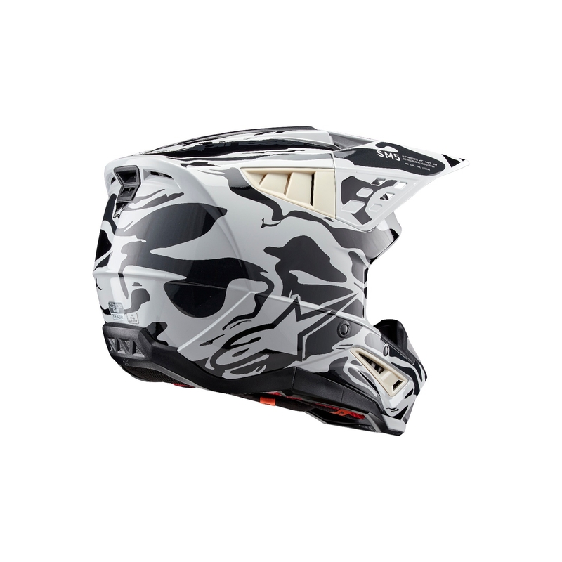 Casque motocross Alpinestars S-M5 Mineral grey camo