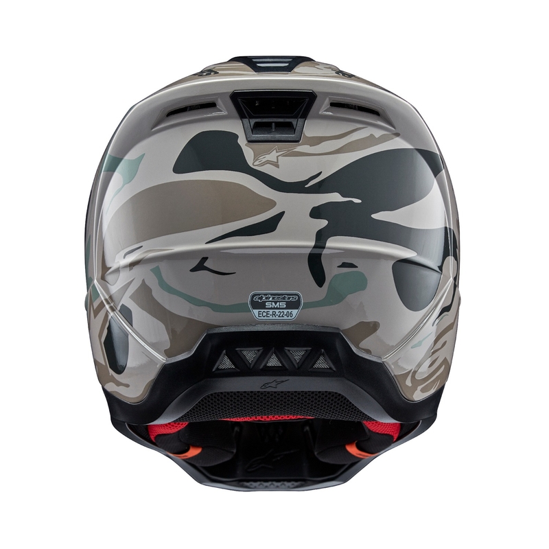 Alpinestars S-M5 Mineral grey-green camo motocross helmet