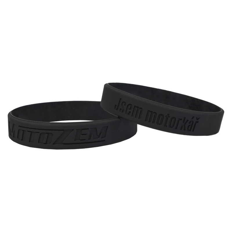 Bracelet MotoZem CZ I am a biker noir