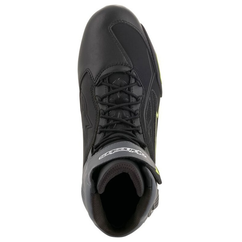 Bottes de moto Alpinestars Faster-3 Drystar noir-gris-jaune fluo