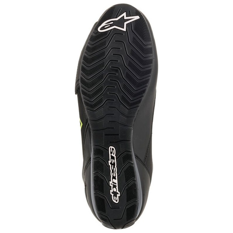 Bottes de moto Alpinestars Faster-3 Drystar noir-gris-jaune fluo