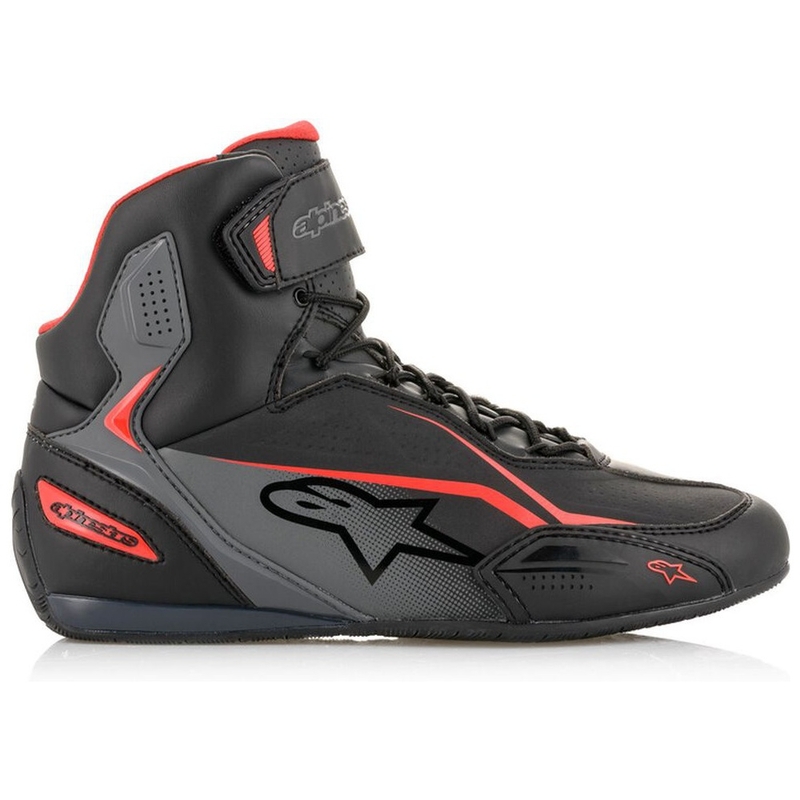 Bottes de moto Alpinestars Faster-3 noir-gris-rouge