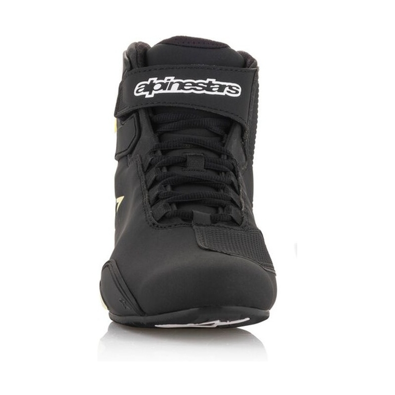 Bottes de moto Alpinestars Sector noires et jaunes fluo