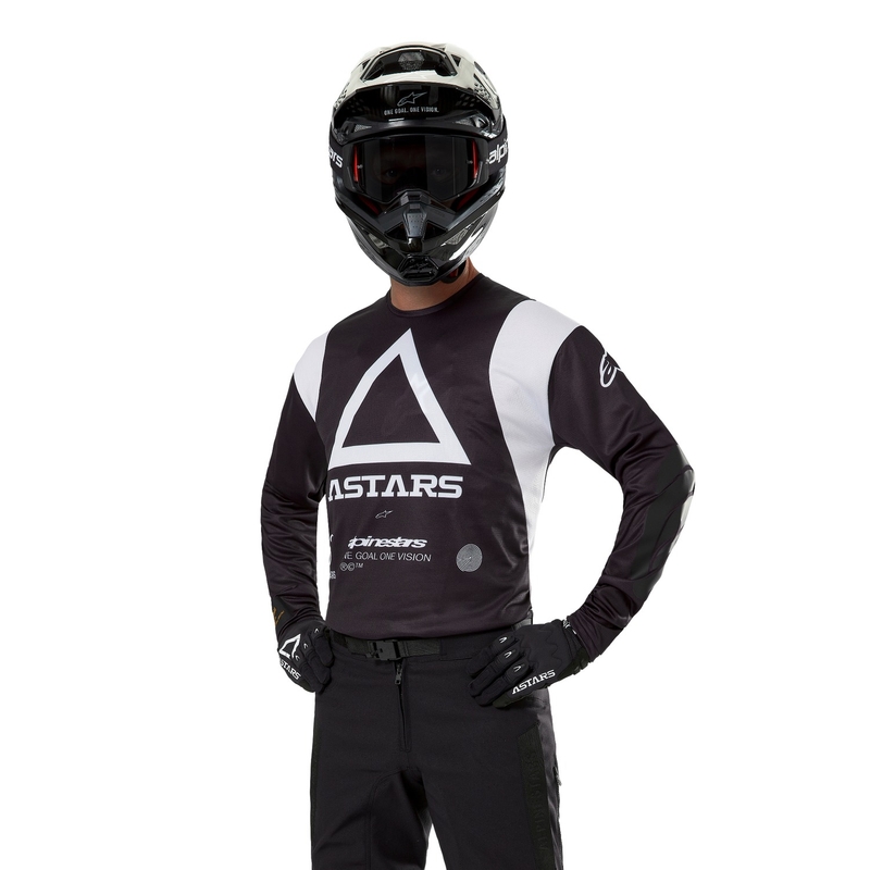Alpinestars Techdura Motocross Jersey Black