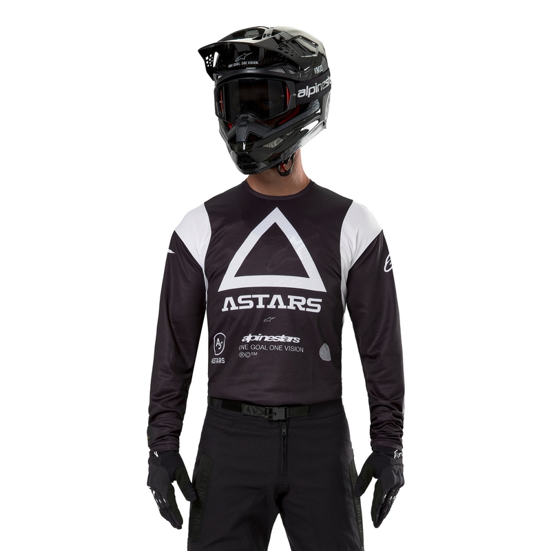 Alpinestars Techdura Motocross Jersey Black