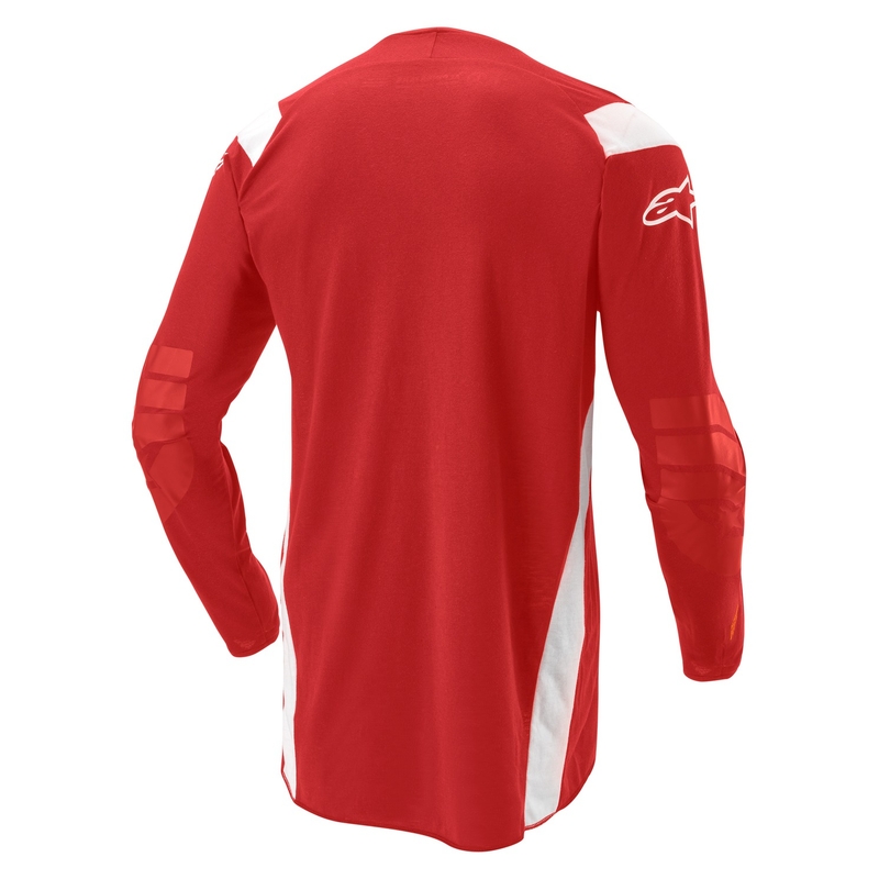 Maillot motocross Alpinestars Techdura rouge fluo