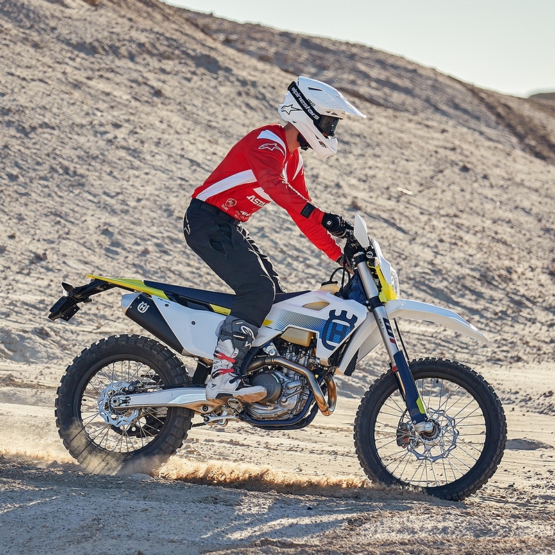 Maillot motocross Alpinestars Techdura rouge fluo