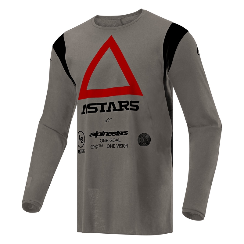 Maillot de motocross Alpinestars Techdura marron