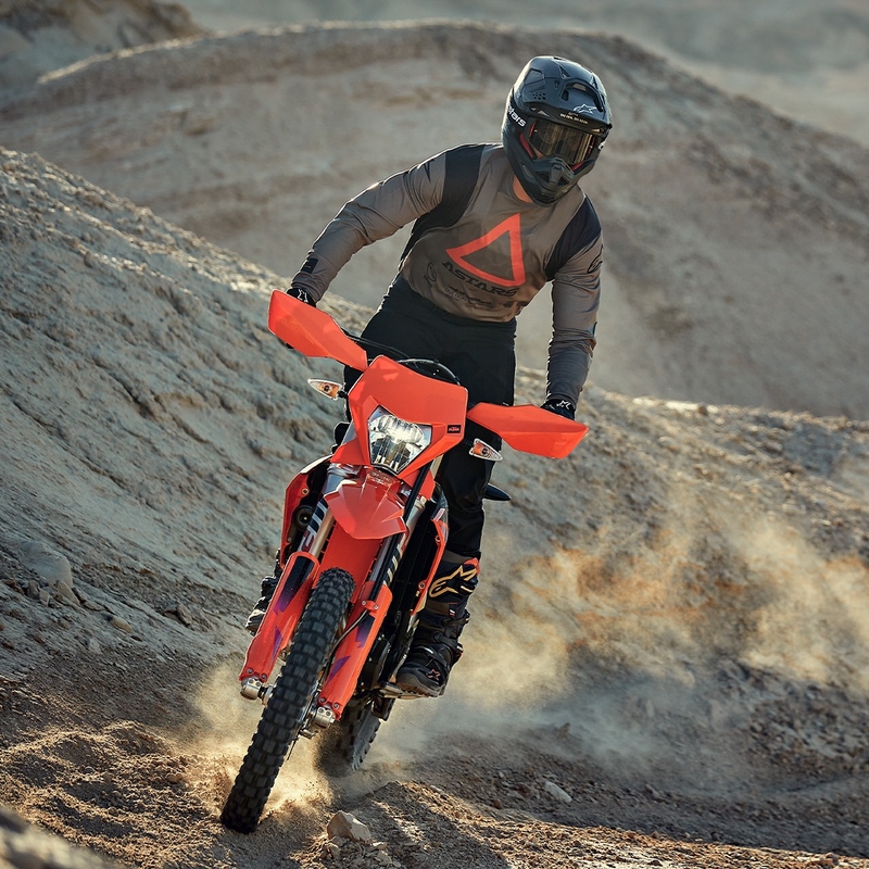 Maillot de motocross Alpinestars Techdura marron