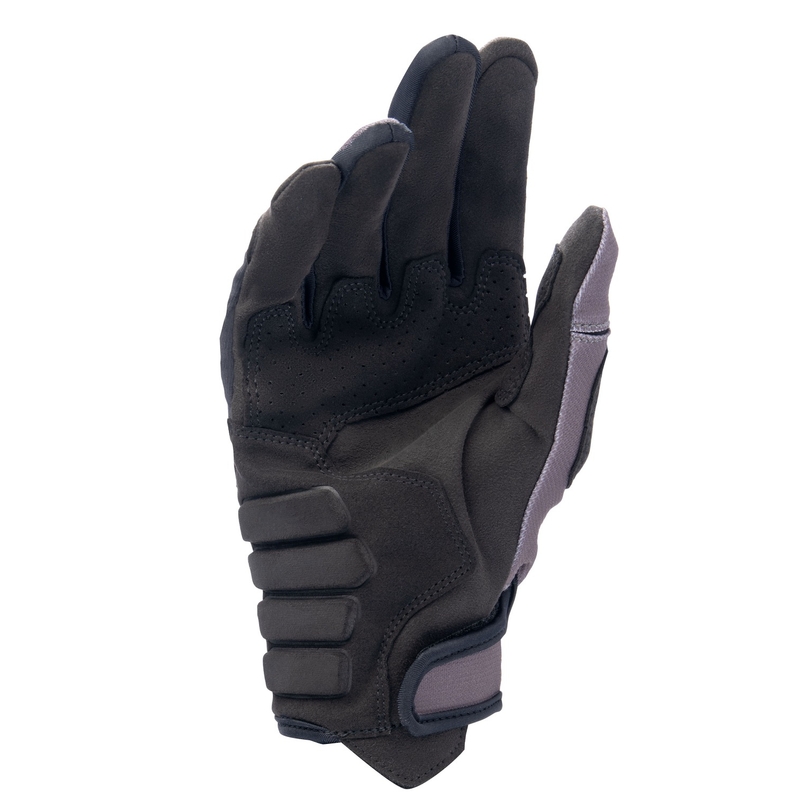 Gants de motocross Alpinestars Techdura noir-marron-rouge fluo