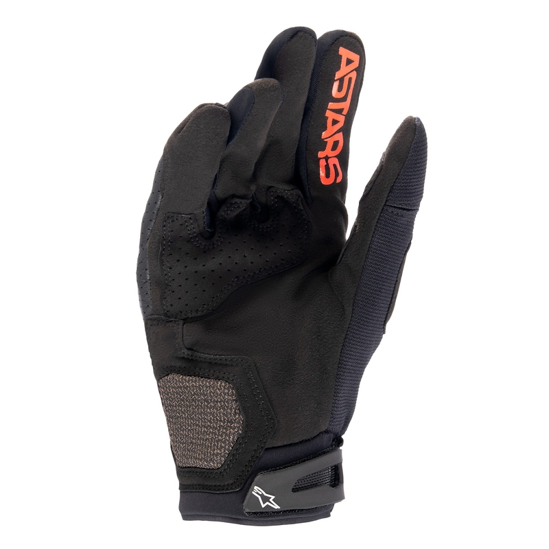 Gants de motocross Alpinestars Megawatt 2 noir-rouge fluo