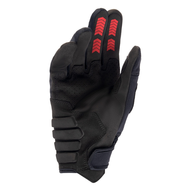 Gants de motocross Alpinestars Techdura noir et rouge