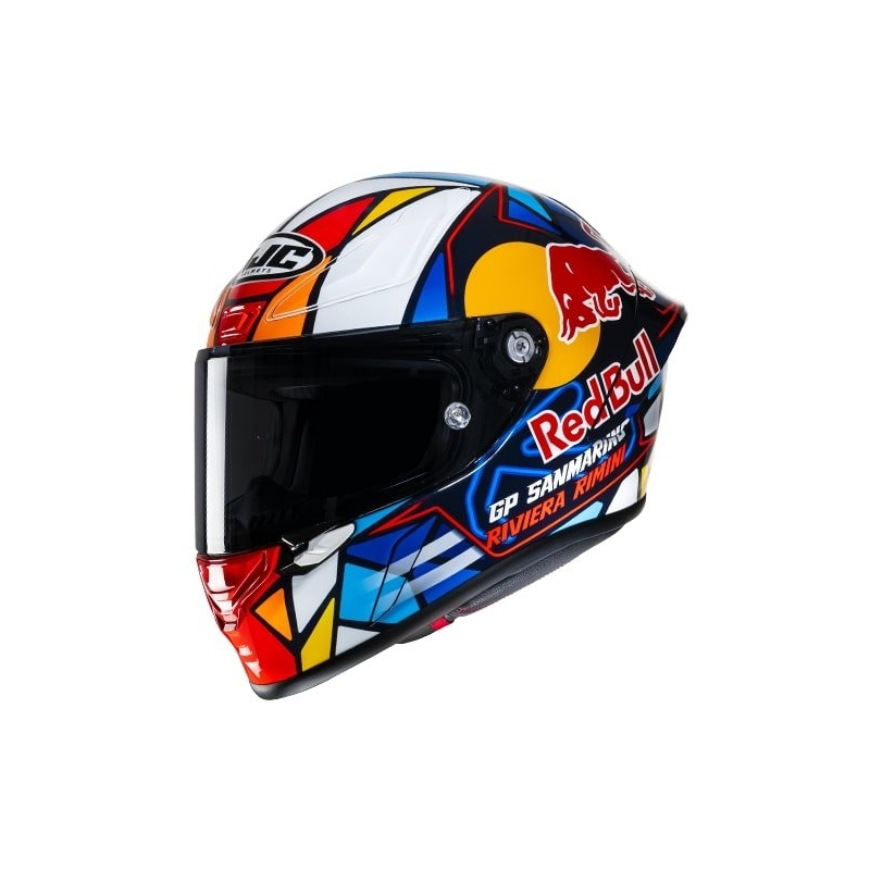 Casque moto intégral HJC RPHA Redbull Misano GP MC21 multicolore