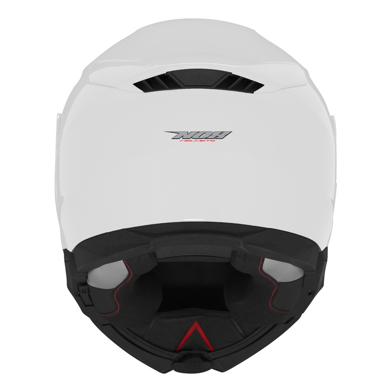 Casque de moto à visière relevable NOX N967 blanc
