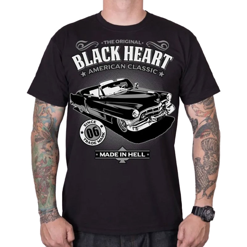 T-shirt Black Heart Cadillac noir