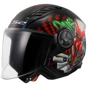 Casque moto ouvert LS2 OF616 Airflow II Happy Dreams