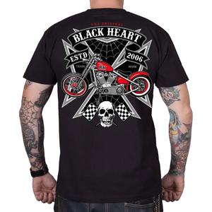 T-shirt Noir Heart Rock Iron noir