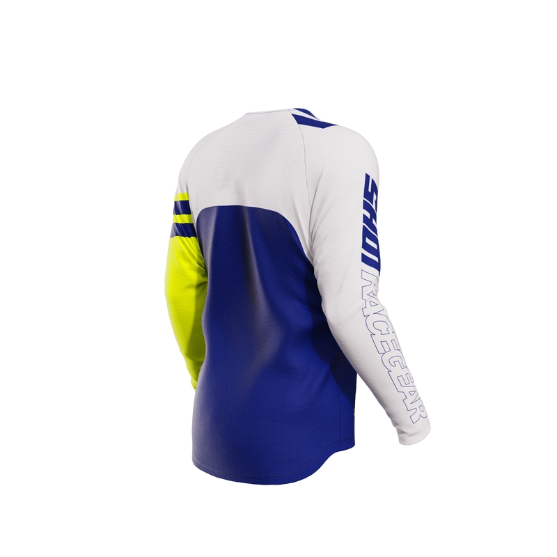 Maillot motocross enfant Shot Rush blue soldes