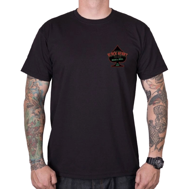 T-shirt Noir Heart Ema noir