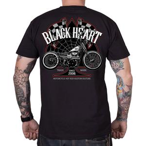 T-shirt Noir Heart Chopper Race noir