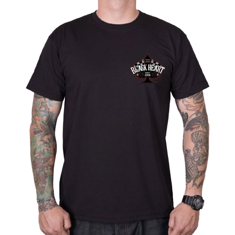 T-shirt Noir Heart Chopper Race noir