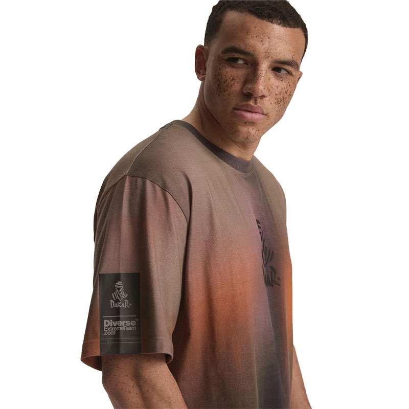 T-shirt Dakar DES 5 marron camo