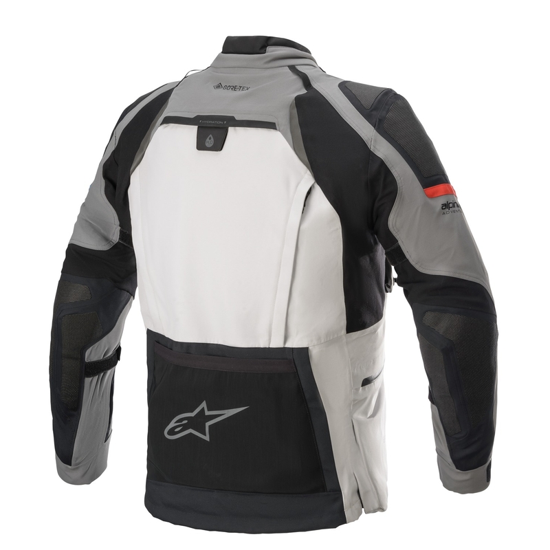 Veste moto Alpinestars Boulder Gore-Tex gris foncé-léger