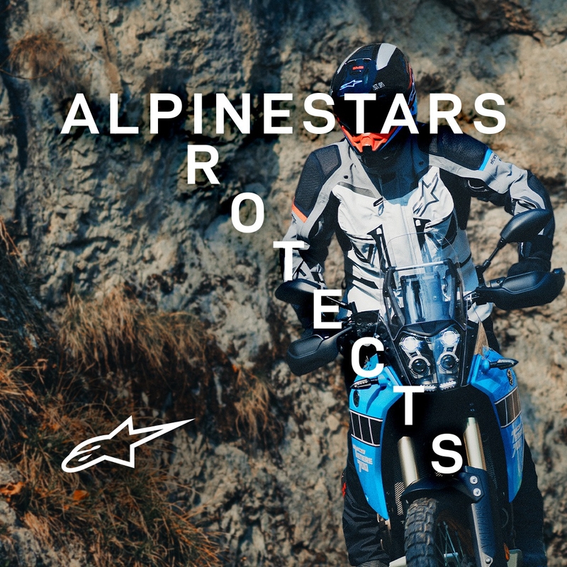 Veste moto Alpinestars Boulder Gore-Tex gris foncé-léger