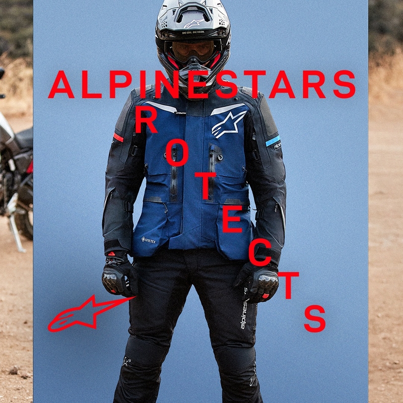 Veste moto Alpinestars Boulder Gore-Tex gris foncé-léger