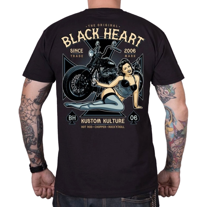T-shirt Noir Heart Ava noir