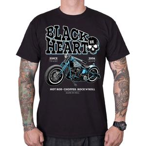T-shirt Black Heart Blue Bobber noir