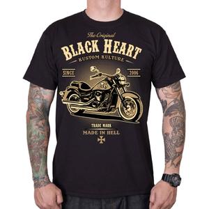 T-shirt Black Heart Harley noir