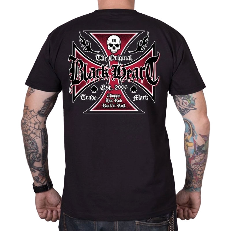 T-shirt noir Heart Cross noir