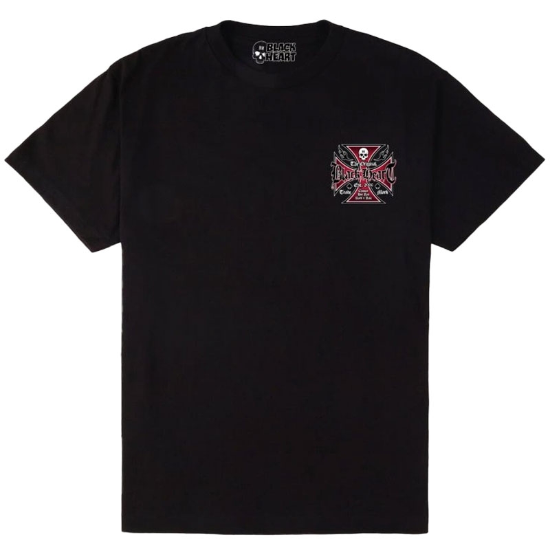 T-shirt noir Heart Cross noir